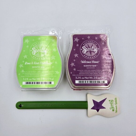 Scentsy Wax Warmer Cosmos Purple Floral Retired Embossed Full Sized Wax … - Picture 13 of 14